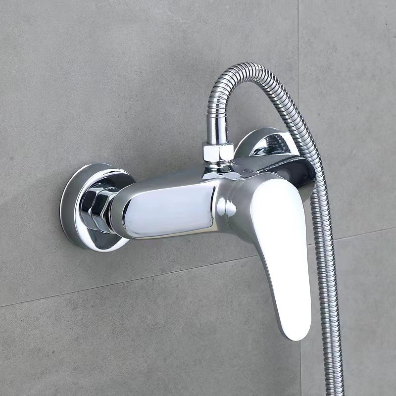 Hot Sale Economic Single Handle Chrome In Wall Bathtub Tap Zinc Bathroom Shower Mixer Faucet