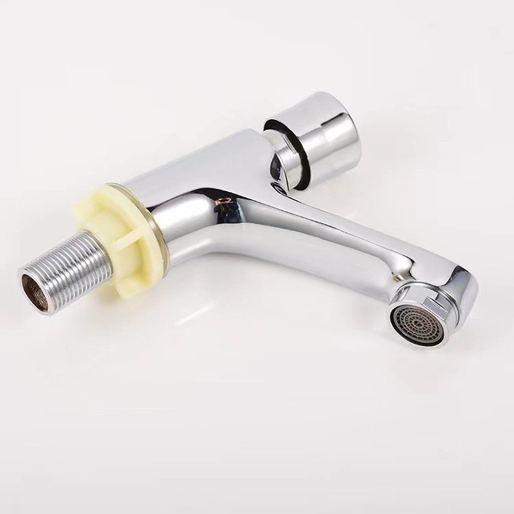 Brass Self Closing Time Delay Push Button Basin Faucet Economical Public Toilet Bathroom Water Saver Press Push Button Tap