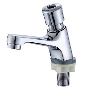 Brass Self Closing Time Delay Push Button Basin Faucet Economical Public Toilet Bathroom Water Saver Press Push Button Tap