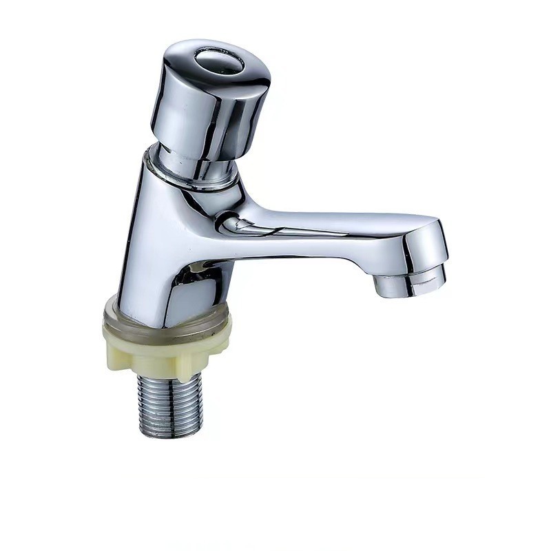 Brass Self Closing Time Delay Push Button Basin Faucet Economical Public Toilet Bathroom Water Saver Press Push Button Tap