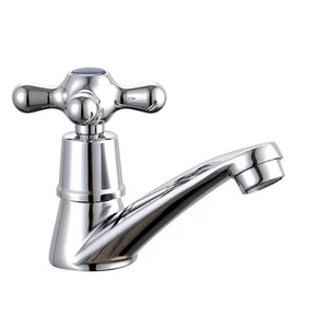 Cheap Price Single Cold Basin Faucet Small Bathroom Single Handle Wash Basin Tap Polished Galvanized Alloy Faucet