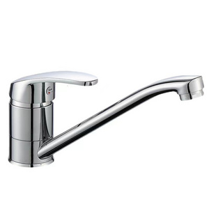 Factory Wholesale Cheap Braas Tap Single Handle Long Neck Faucet Hot And Cold Sink Kitchen Faucets