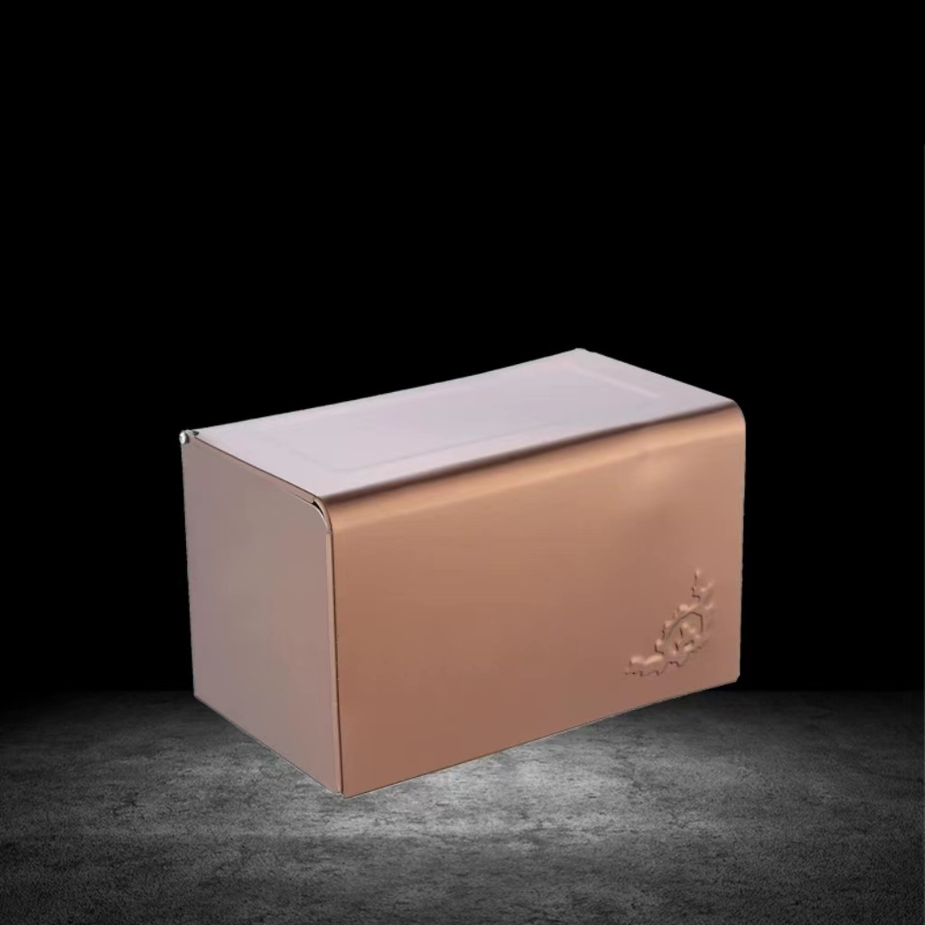 Good Quality Rose Gold Bathroom Hardware Sets Aluminium Alloy Hotel Paper Holder Toilet Accessories