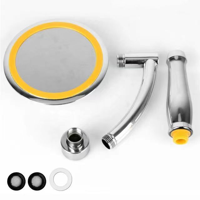 Economic Low Price 6 inch Rainfall High Pressure Chrome Adjustable Replacement Shower Head For Bathroom