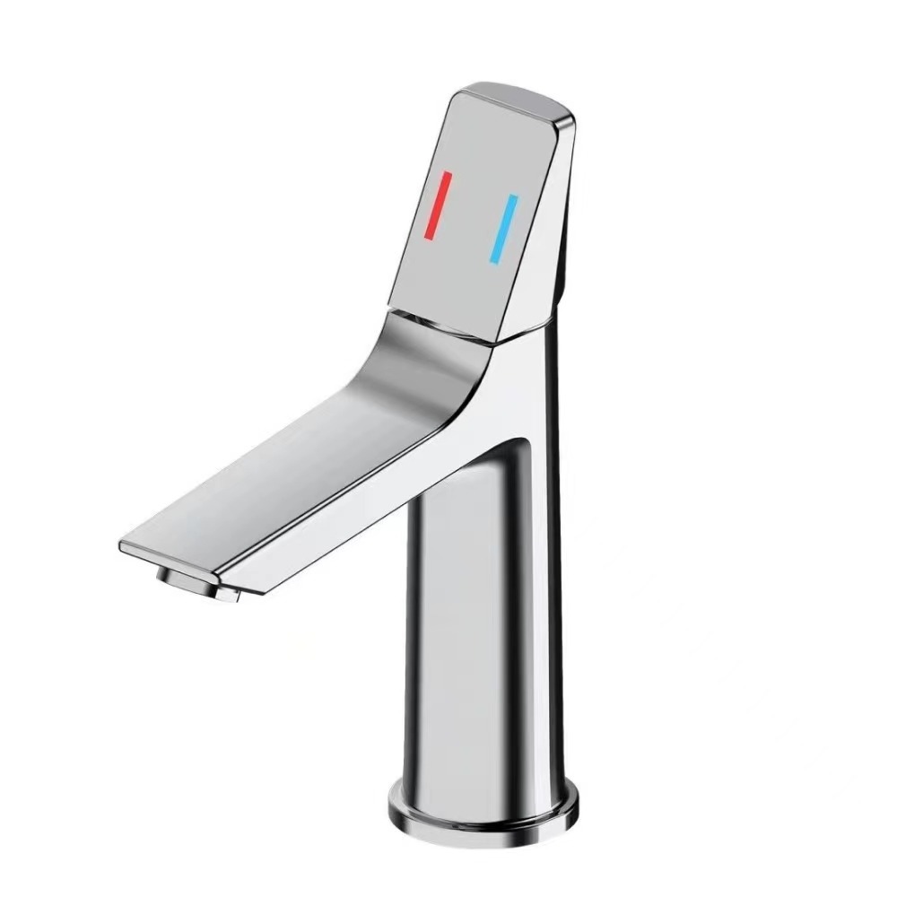 Luxury Bathroom High Quality Faucet Hotel Single Handle Zinc Alloy Tap Hot And Cold Mixed Faucets