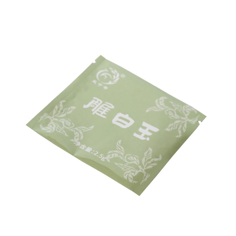 Heating Seal Custom Printing Foil Kraft Paper Tea Sachet Packaging With Organic Filter Empty Tea Bag