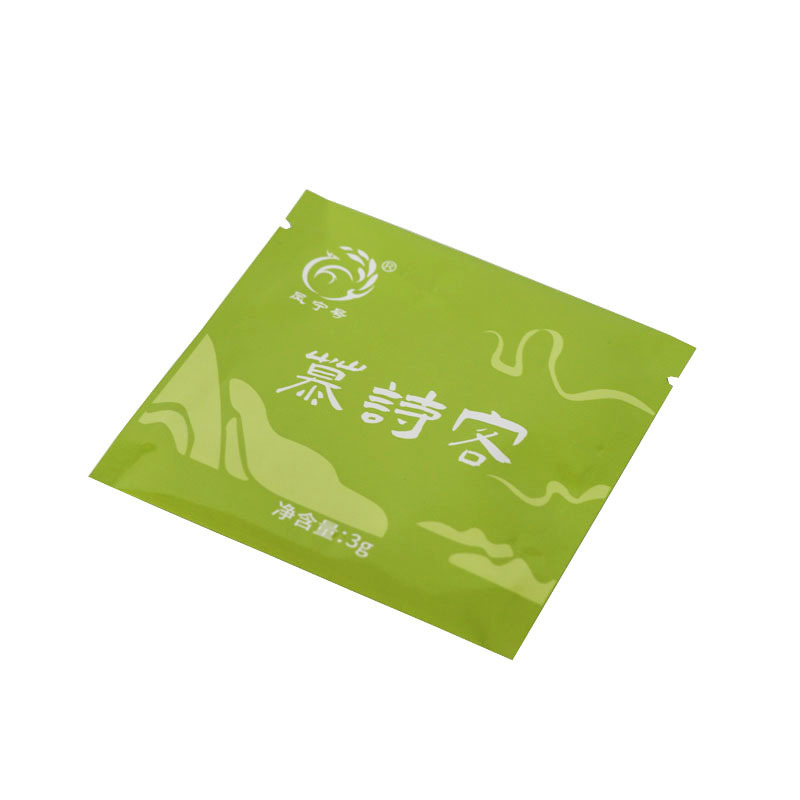 Heating Seal Custom Printing Foil Kraft Paper Tea Sachet Packaging With Organic Filter Empty Tea Bag