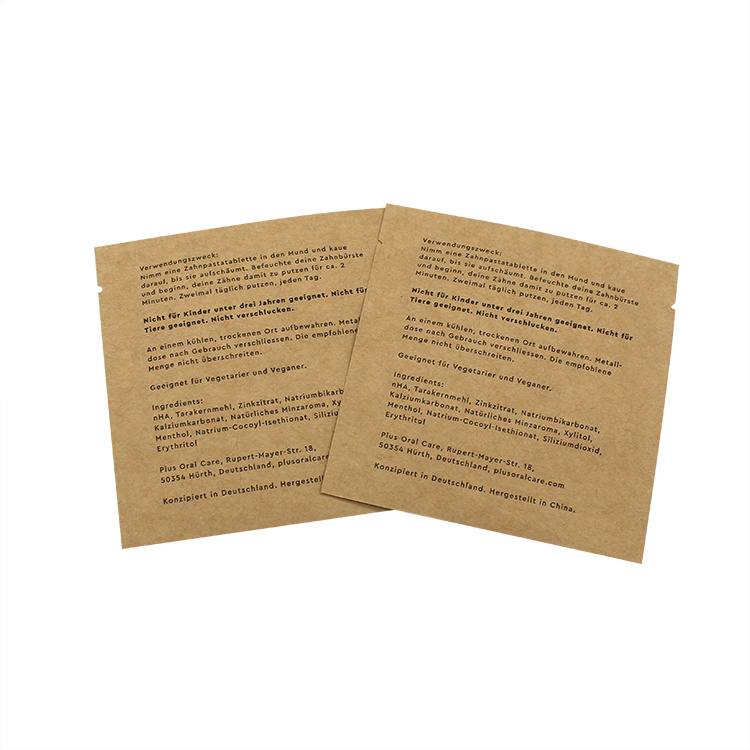 Heating Seal Custom Printing Foil Kraft Paper Tea Sachet Packaging With Organic Filter Empty Tea Bag