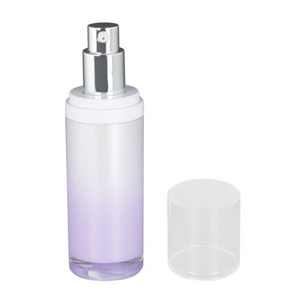 High Quality Men Women Glass Perfume Cologne Empty 50ml 100ml 200ml Square Shape Plastic bottles With Wood Cap