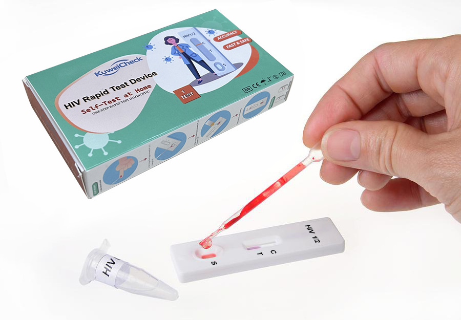 High Accurate Home use HIV 1/2 Rapid Test Device HIV self test kit