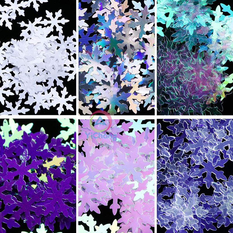 Christmas Decoration DIY Crafts Party Supplies Craft Projects Party Decorations Snowflakes Glitter