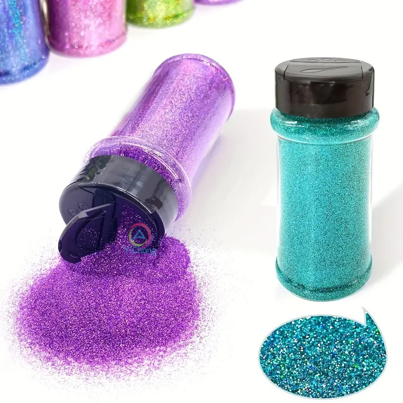 Christmas Decorations Wholesale Fine Polyester Glitter Powder Oz Jars Bottle Polyester Glitter