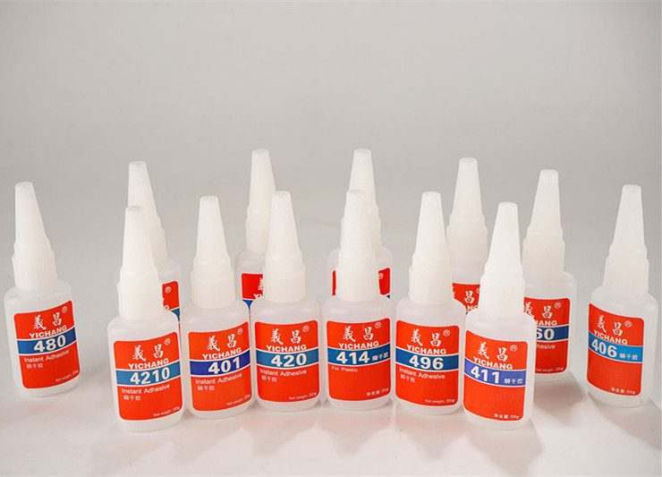 General purpose Cyanoacrylate adhesives 401 406 410 Clear instant glue