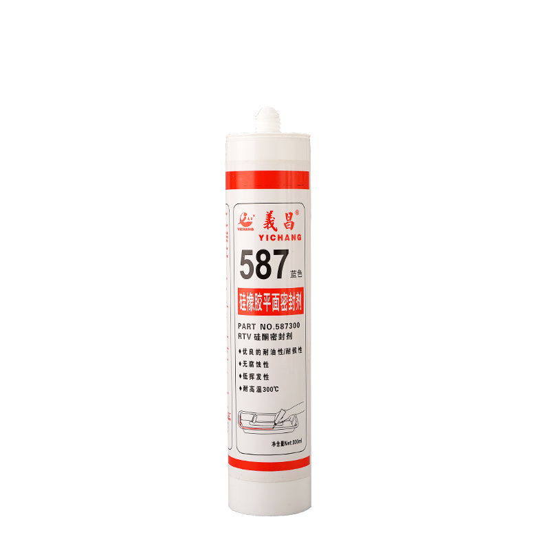 596 Red rtv silicone sealant silicone super glue bond adhesives and glues paste