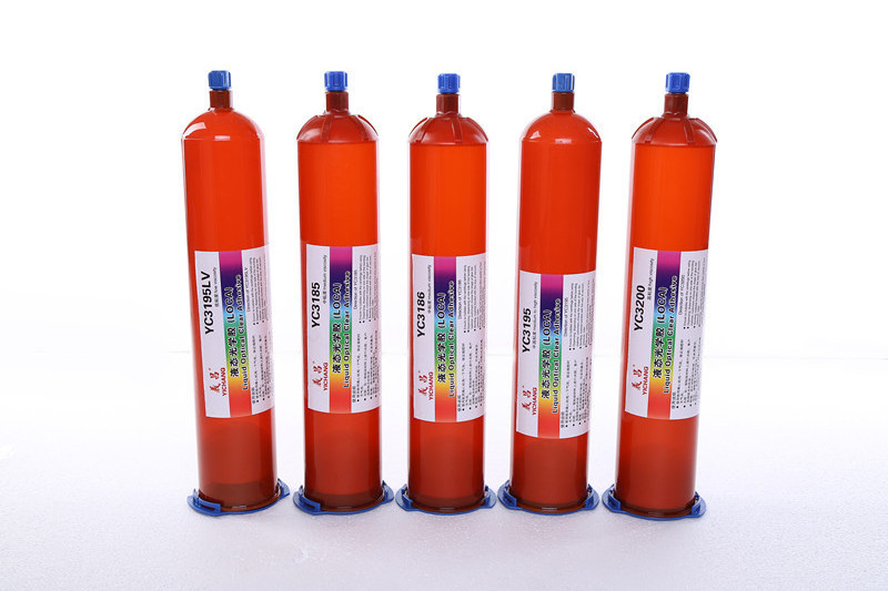 YC3195LV LOCA UV GLUE TP2500 Liquid Optical Clear adhesive for Cell Phone Screen glass 50ml