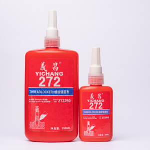 Factory price 272 10 50 250ml high temperature resistant red thread lock adhesive