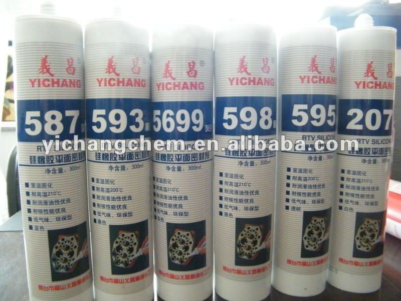 RTV silicone sealant & gasket maker for high temperature working metal flange