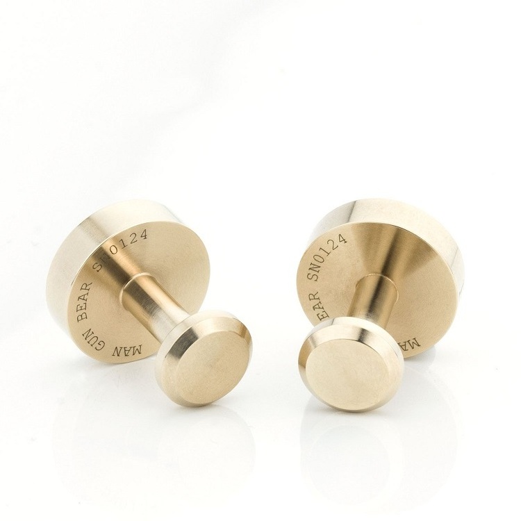 Personalised 18k Gold Plated Solid Cufflinks Gentleman Wedding Cufflinks