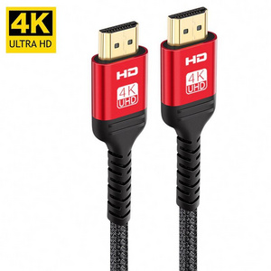 Custom logo HDMI 4K 60hz Cable 1m 2m 3m Audio Video HDMI 2.0 Cable Male to Male HDMI Cable for HDTV Projector