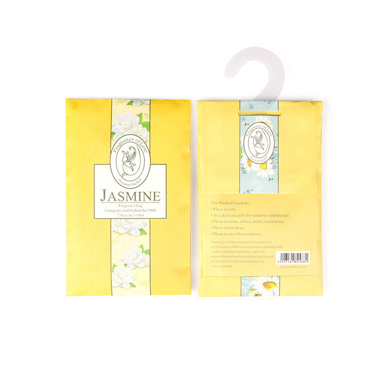 Hot Selling Wardrobe Room Lavender Bag Air Freshener Sachets Scented Paper Fragrance Sachet