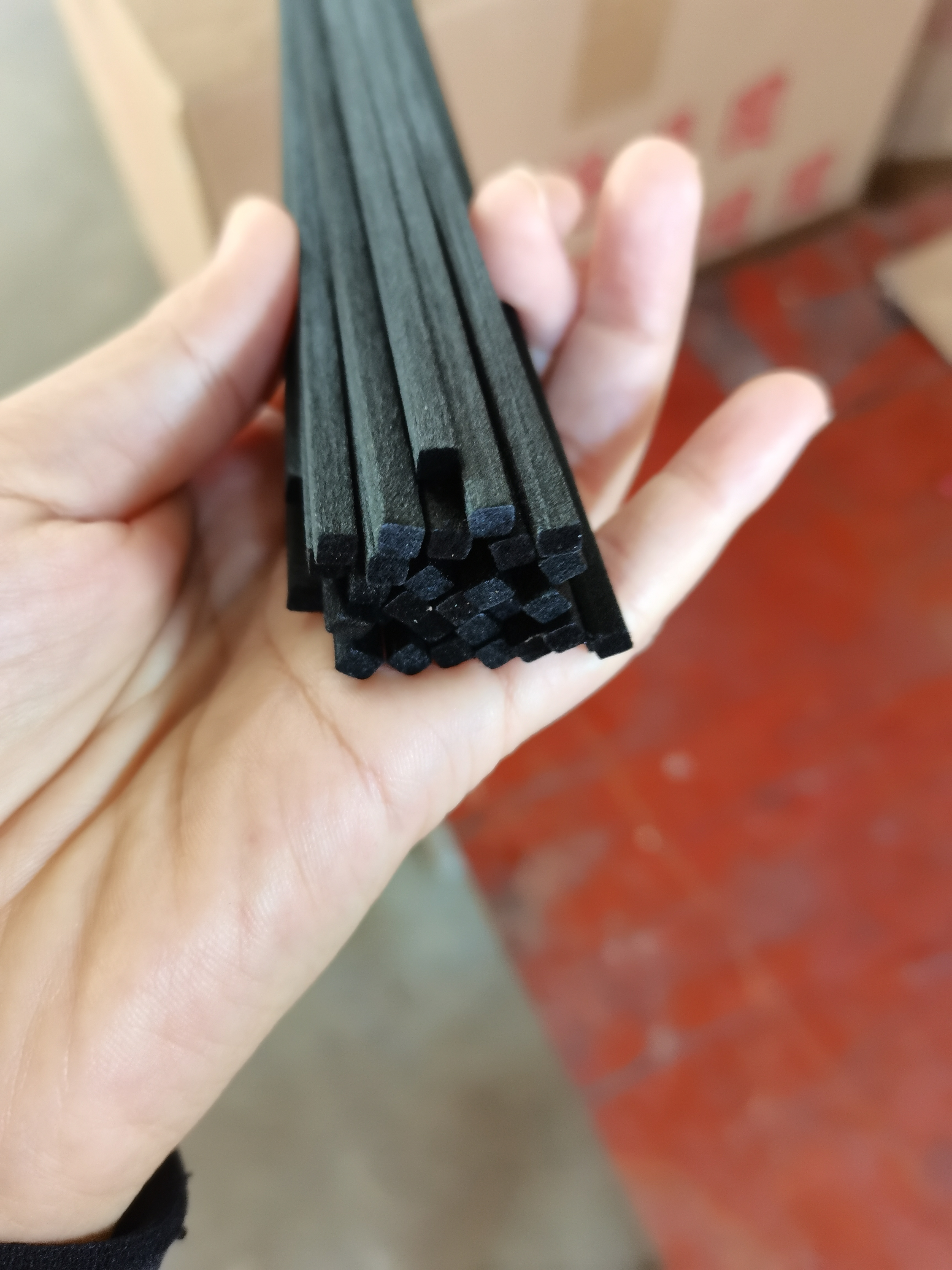 Glue Free Polyester Fiber Synthetic Diffus Stick Custom Size 3mm 4mm 5mm White Black Natural Rattan Reed Sticks