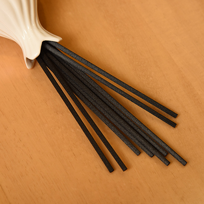 Most Popular 2mm 3mm 5mm 6mm Black Color Fragrance Diffuer Reeds Natural Rattan Rods Reed Diffuser Stick