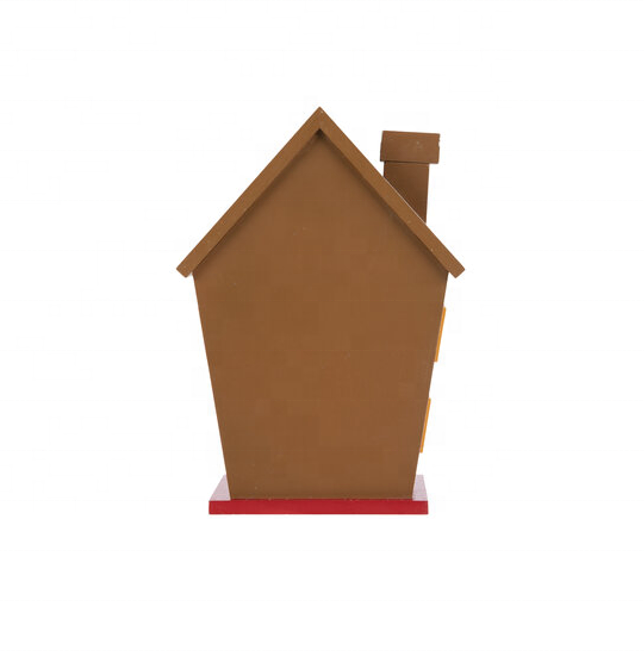 MDF gingerbread house design with candy Gingerbread House Wood Christmas Countdown  calendar ornament