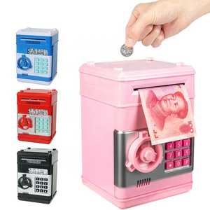 Mini Electronic Piggy Bank Toy Safe Money Box Kids Digital Coins Cash Saving Safe Atm piggy bank