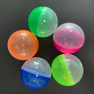 10 CM Macaron Twist Egg Transparent Empty Plastic Surprise Eggs Toy Capsule Container for Vending Machine