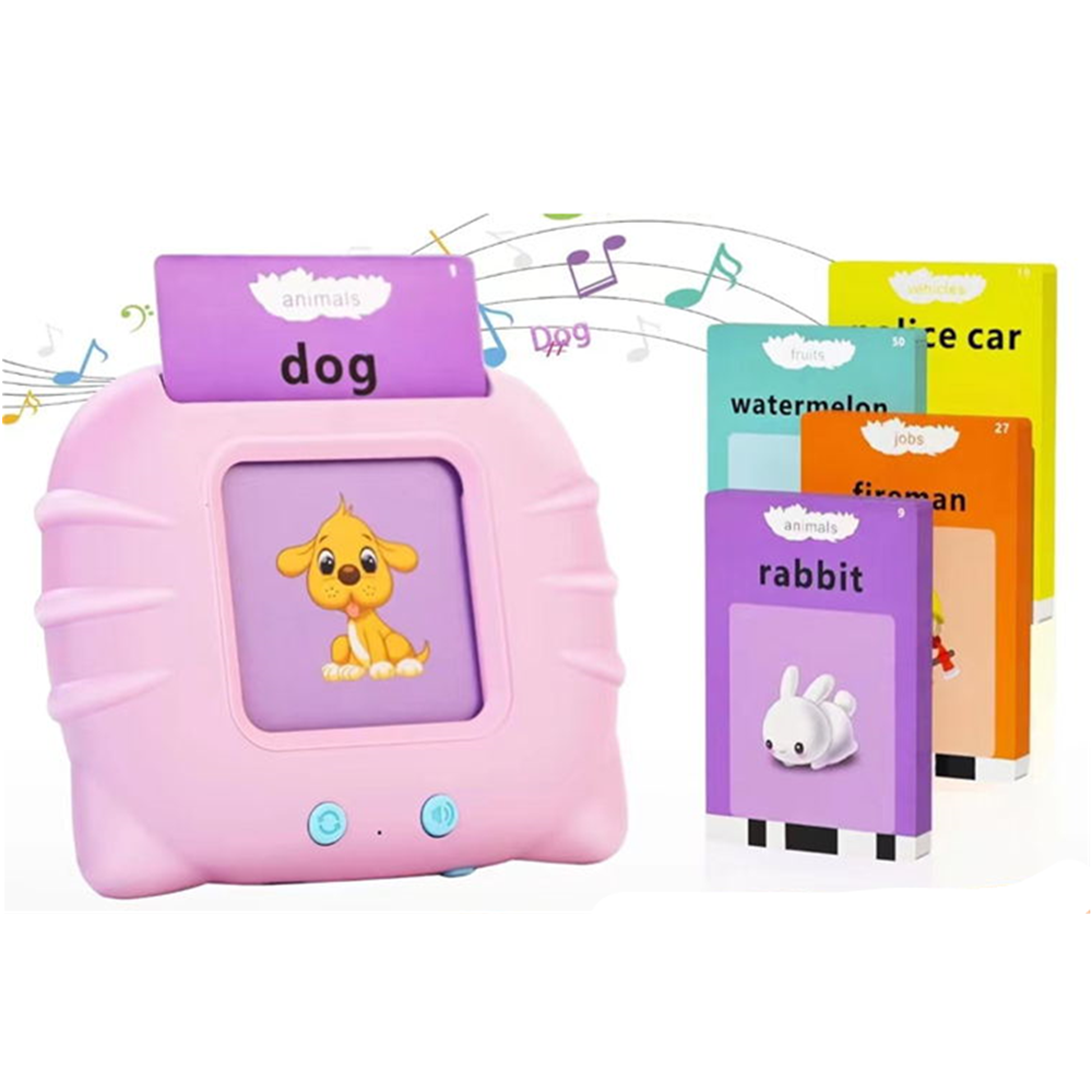 Multilingual learning machine Educational Toys Learning Game Sight Word Flash Card Sided Flashcard Machine for Kid Child