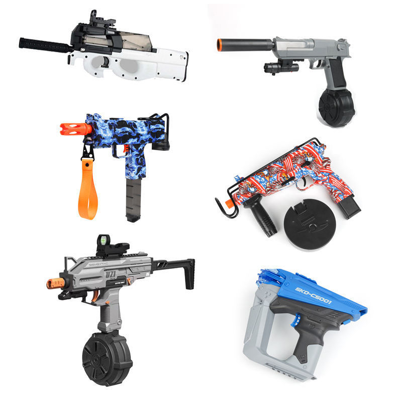 2023 More Ak47 M416 AK MP9 MP5 scar UZI M24 CS001 blaster Gun Water Gel Splat Blaster Outdoor CPC Gel Electric Gun Orbeezs Gun