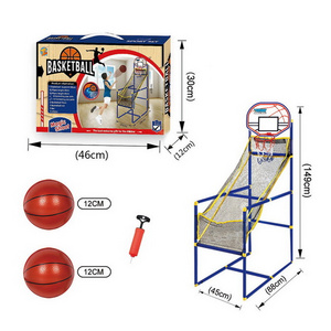 Hot Mini Kids Toys Indoor Family Basketball Hoop Inflatable game, Outdoor Play Games Basketball Sport Set toy With 2 Balls