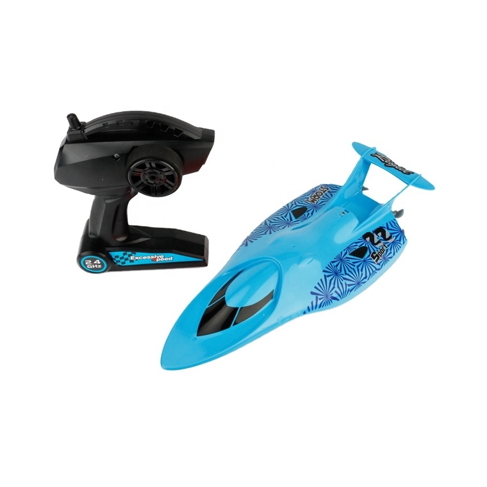 2.4Ghz 10Km/H High Speed Electric RC Racing Boat Toy For Pools And Lakes