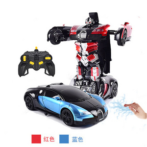 Wholesale Hand Control  Car Robot to Carros De Control Remoto Rc Drift Transformed Ra Car Transform Rc Car With Light for Kid