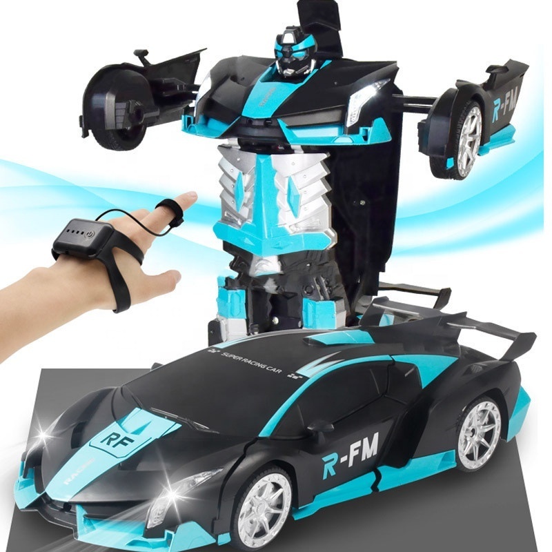 Hot Sale Rc Stunt Car Watch Gesture Transfer Robot 1:12 Transforming Toy Remote Control Toy Rc Cars For Adults With High Speed