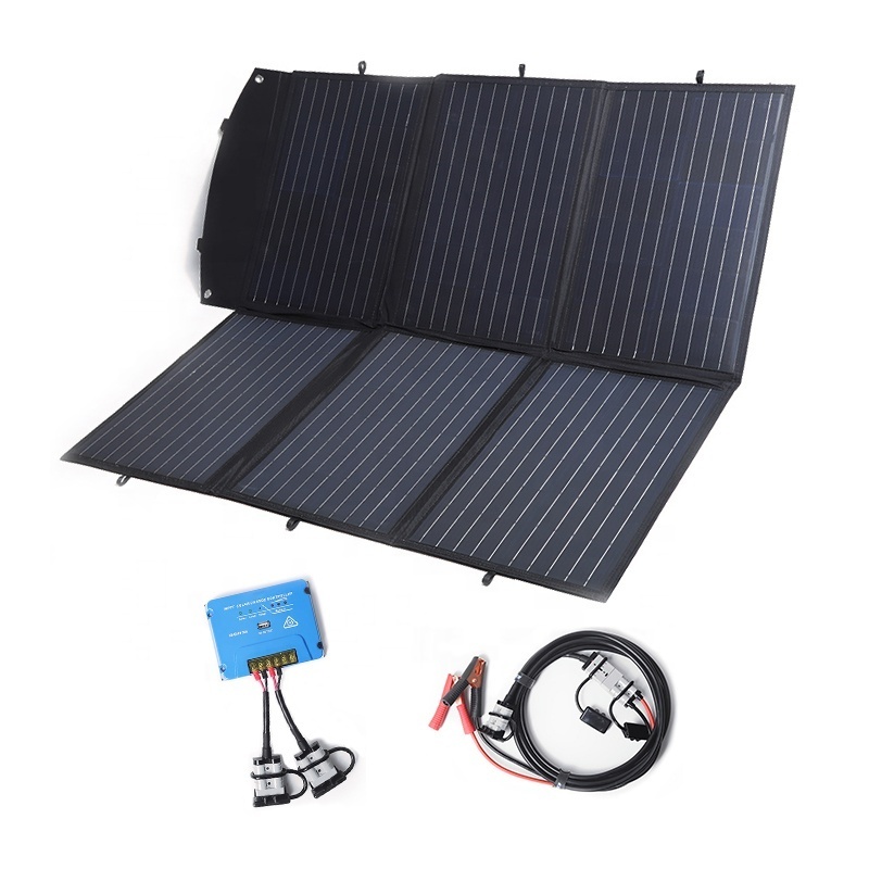 Manufacturer wholesale price jinko half cell 200w 300w 400 watt solar panel kw foldable portable kit