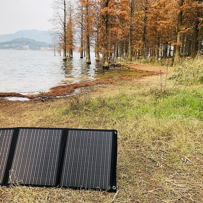 China Wholesale Smart Camping Panel Solar Faltbare Portatil 100w Folding Portable Solar Panel Foldable