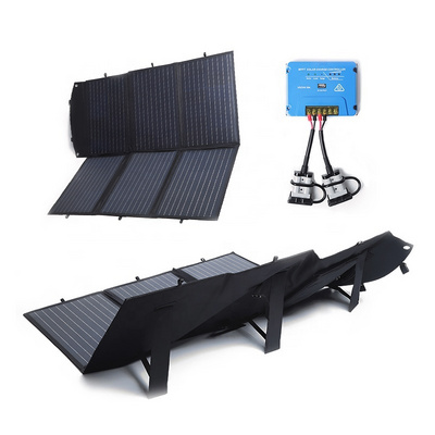 Monocrystalline Portable Mono Smart 18v 200watt Foldable Solar Panel Charger Camping 300w Solar Blanket for Hiking RV