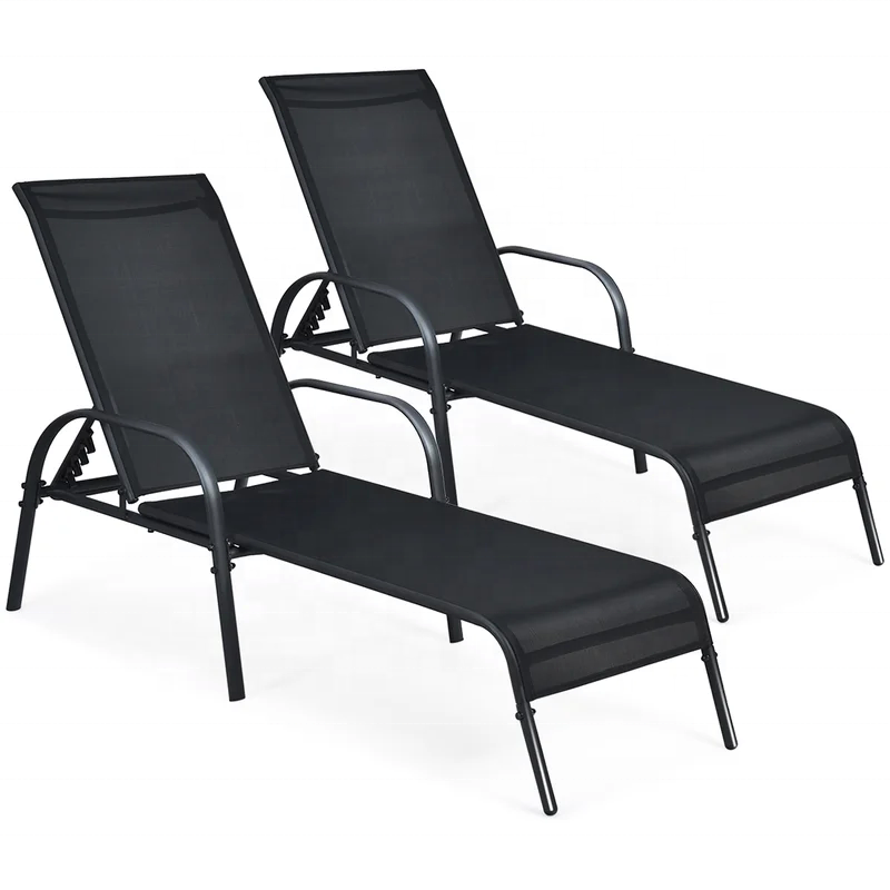 Beach Lounge Chair Outdoor Promotional Folding Chair Garden Leisure Sun Lounger