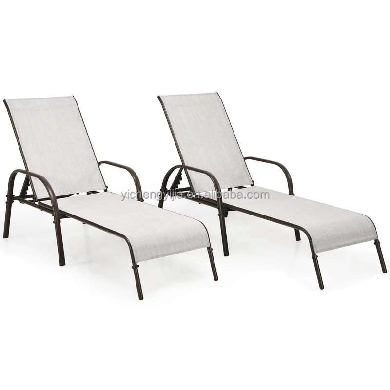 Swimming Pool Chaise Lounge Beach Aluminum Outdoor Furniture Sun Lounge Chair