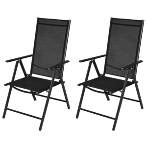 7 Position Adjustable High-back Outdoor Metal Aluminium Folding Garden Patio Chair comfortable aluminum outdoor Chair