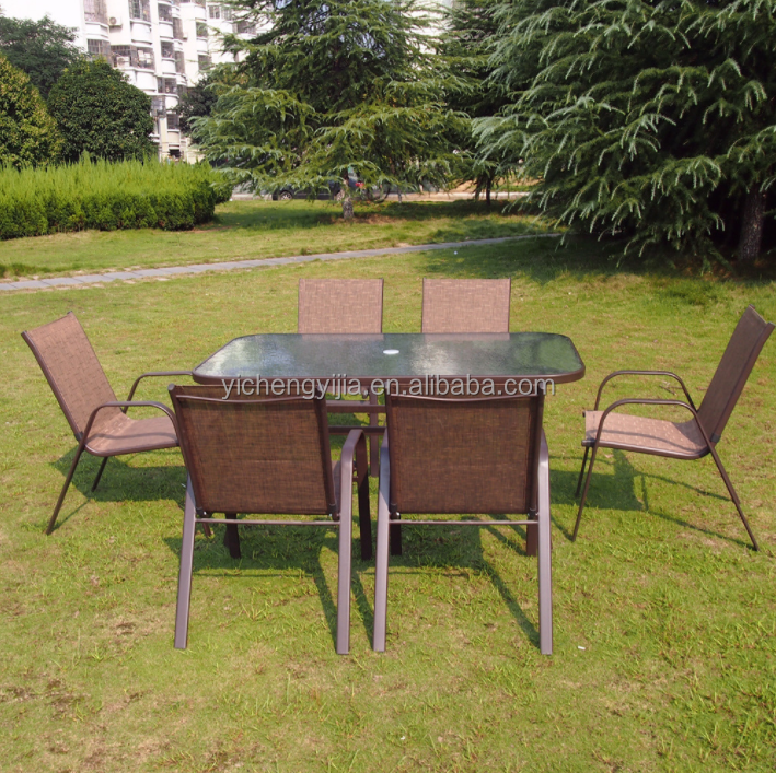 Outdoor Patio Conversation Dining Tables and Chairs Patio Garden Furniture Set Metal Steel Modern 7 Piece Iron 158 Sets Portable