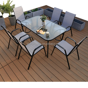 Hot Sale restaurant Outdoor garden dining furniture patio table and chair set Outdoor furniture