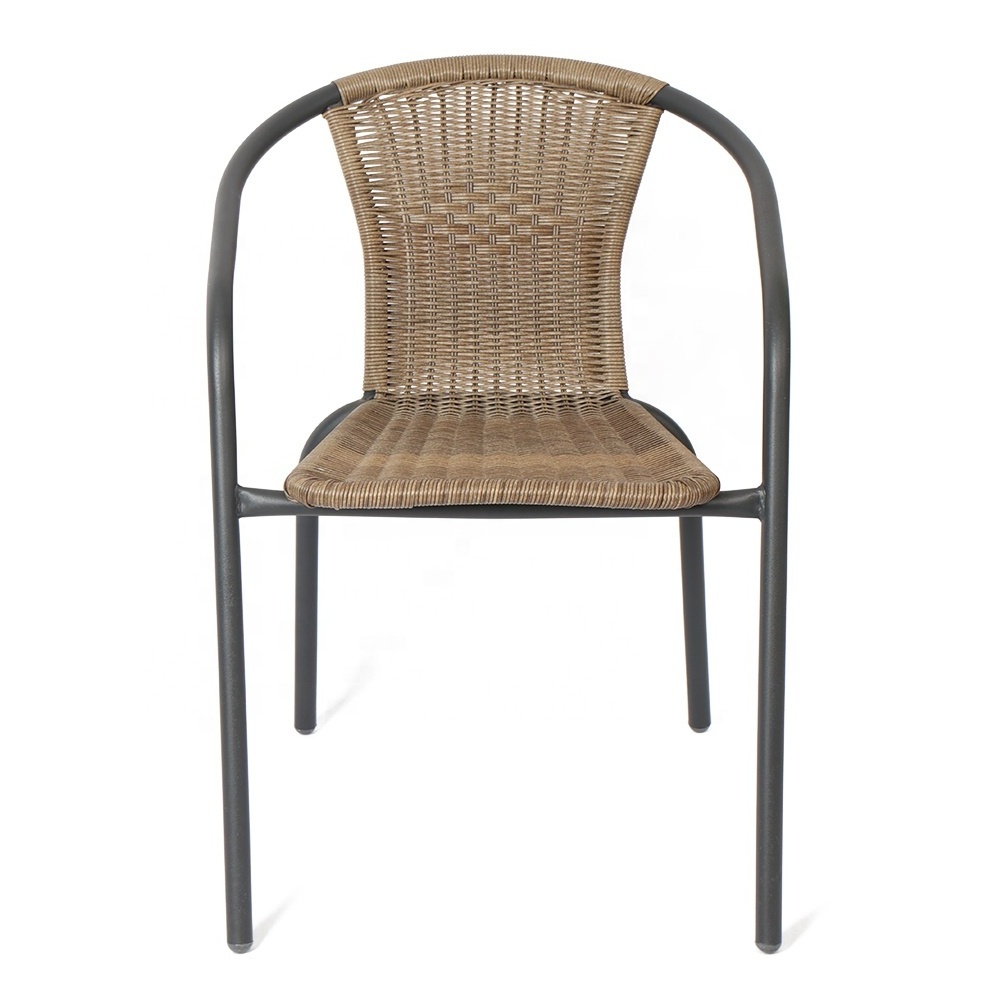 Factory On Sale Chinese Design Style Courtyard Balcony Lounge Chair Living Room Outdoor Rattan Wicker Chairs Garden Chairs