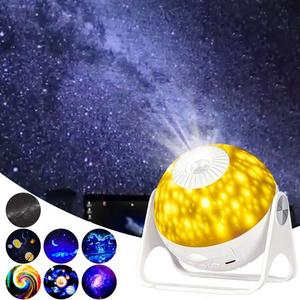 Tiktok Hot Sale 6 in 1 Planetarium Star Night Light Projector Galaxy Projector for Adults and Kids on Ceiling