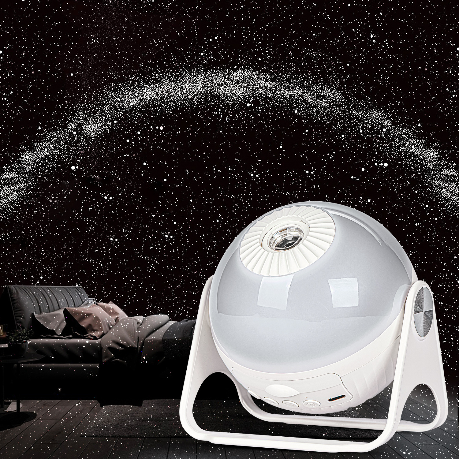 Astronaut Star Projector Kid Night Light Galaxy Nebula Ceiling Led Light Projector with Timer and Remote Starry Lamp for Bedroom