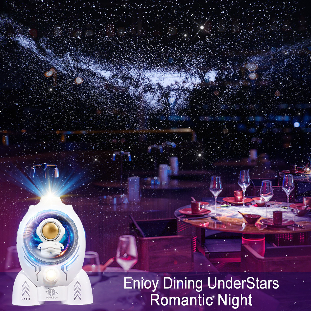 Galaxy Planetarium Projector Starry Sky Night Light for Kids Ceiling Room Decor with Star Projector LED Lamp