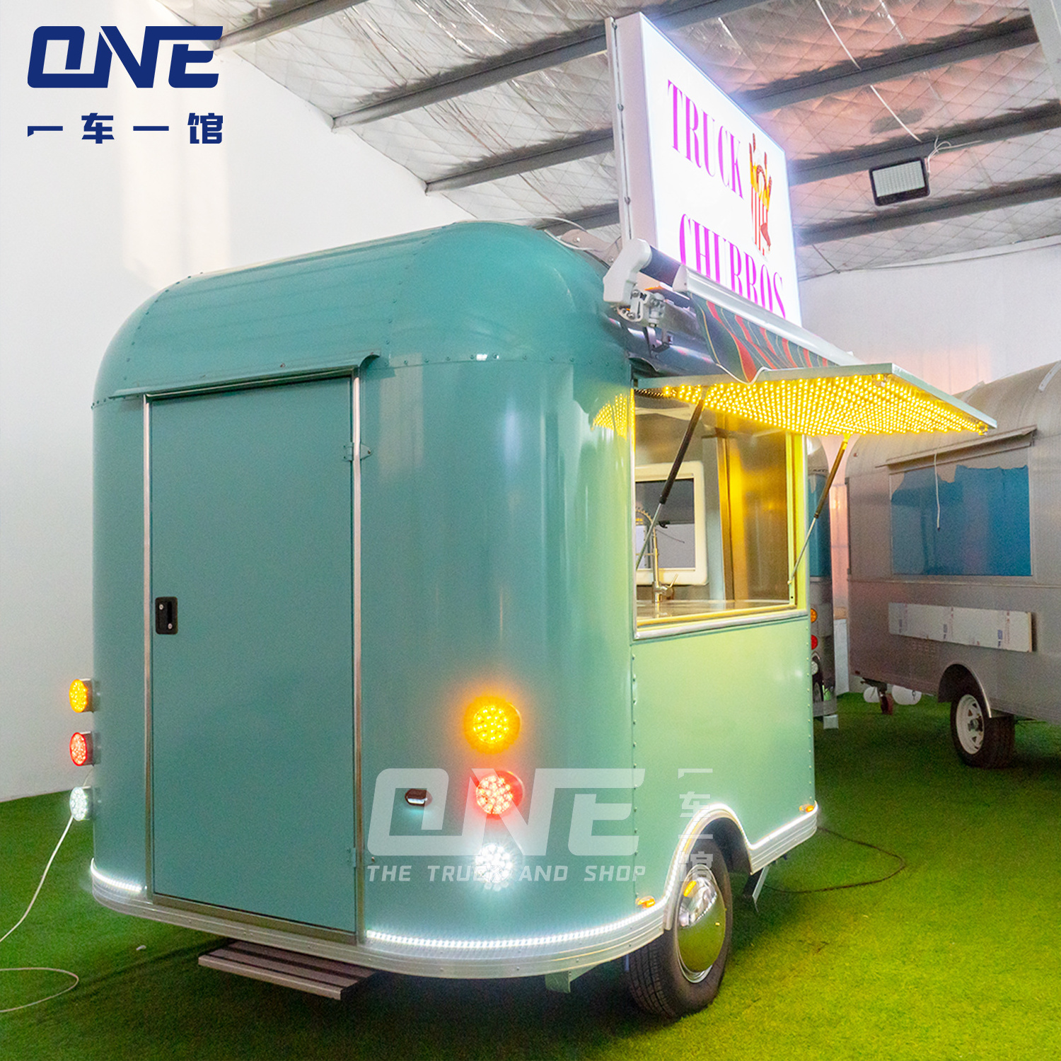 fully equipped  food van trailer mobile food truck for sale in dubai coffee cart food trailer exporter