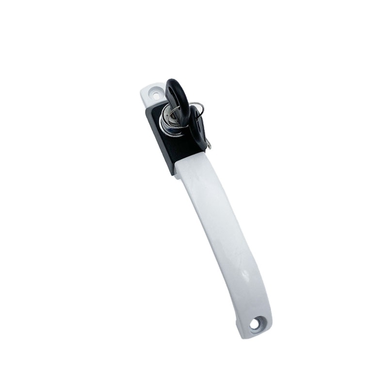 Aluminum alloy  screen window handle lock with key