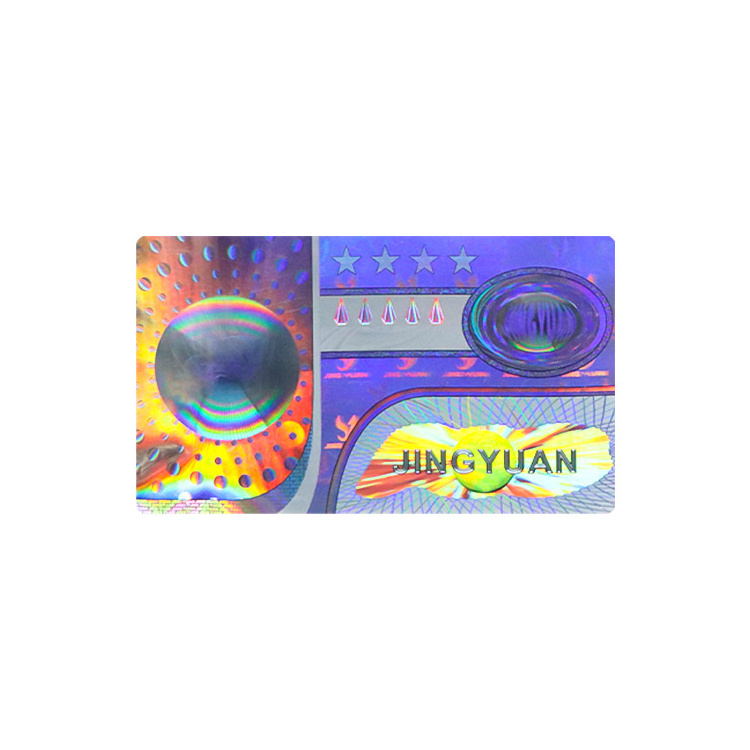 Flash Sticker Hologram Sticker Anti-counterfeit Label For Packaging Holographic Stickers